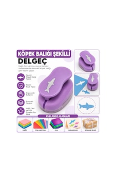 Köpek Balığı Şekilli Orta Boy Şekilli Delgeç Kağıt Fon Kartonu Eva Delgeç Scrapbook Hobi Delgeci Çok Renkli Köpek Balığı Şekilli Orta Boy Şekilli Delgeç Kağıt Fon Kartonu Eva Delgeç Scrapbook Hobi Delgeci Çok Renkli
