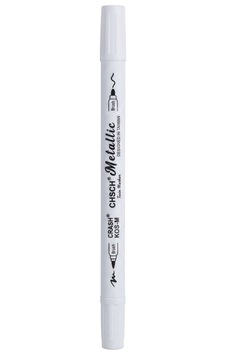 Maxx Metalik Twin Marker Kalem Beyaz Çift Taraflı Markör Cs-h886 Maxx Metalik Twin Marker Kalem Beyaz Çift Taraflı Markör Cs-h886