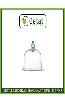 Getat Hacamat Kupası No:5 - 50 Adet Getat Hacamat Kupası No:5 - 50 Adet