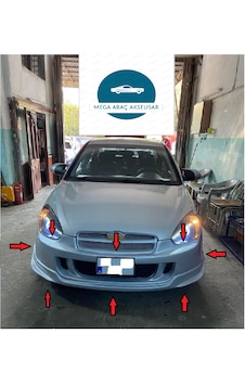 Hyundai Accent Era Ön Tampon Modifiyeli Boyasız Ham Siyah Fiberclass Hyundai Accent Era Ön Tampon Modifiyeli Boyasız Ham Siyah Fiberclass