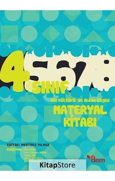 Kitapstore-4. Sınıf Din Kültürü ve Ahlak Bilgisi Materyal Kitabı / Mustaf... Kitapstore-4. Sınıf Din Kültürü ve Ahlak Bilgisi Materyal Kitabı / Mustaf...