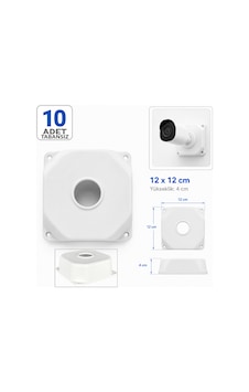 0 Adet 12x12 Tabansız Kamera Buatı Kamera Montaj Kutusu Junction Box Bullet Dome Ip Uyumlu 0 Adet 12x12 Tabansız Kamera Buatı Kamera Montaj Kutusu Junction Box Bullet Dome Ip Uyumlu