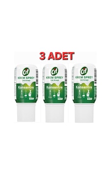 Krem Sprey Cif Çok Amaçlı Konsantre Amonyak 70 Ml 3 Adet 70 Mlx3 Krem Sprey Cif Çok Amaçlı Konsantre Amonyak 70 Ml 3 Adet 70 Mlx3