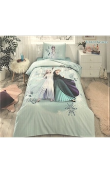 Disney Kapitoneli Nevresim Takımı Ranforce Mint Frozen Leaves Çok renkli Disney Kapitoneli Nevresim Takımı Ranforce Mint Frozen Leaves Çok renkli