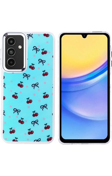 Samsung Uyumlu Galaxy A15 Kılıf Airbag Tasarımlı Zore Hadra Kapak Kiraz Samsung Uyumlu Galaxy A15 Kılıf Airbag Tasarımlı Zore Hadra Kapak Kiraz