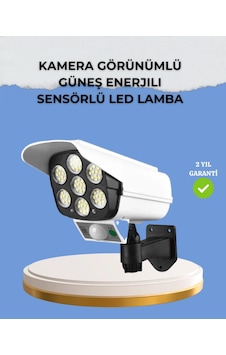 Kamera Görünümlü Solar Led Lamba Hareket Sensörlü Uzaktan Kumandalı Bahçe Duvar Aydınlatması - Htctduczzzv070solarlamba-3 Kamera Görünümlü Solar Led Lamba Hareket Sensörlü Uzaktan Kumandalı Bahçe Duvar Aydınlatması - Htctduczzzv070solarlamba-3