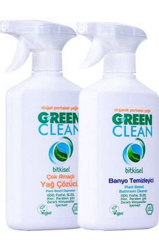 Bitkisel Yağ Çözücü 500 Ml Ve Banyo Temizleyici 500 Ml Set