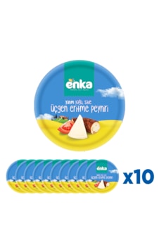 Enka Süt Üçgen Eritme Peyniri Yarım Yağlı 10'lu - 8 X 12.5 G Enka Süt Üçgen Eritme Peyniri Yarım Yağlı 10'lu - 8 X 12.5 G