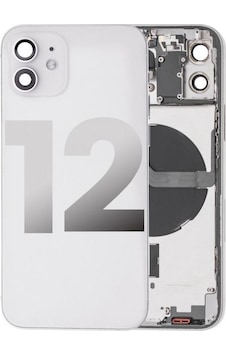 Apple Uyumlu iPhone 12 İle Boş Kasa Beyaz Apple Uyumlu iPhone 12 İle Boş Kasa Beyaz