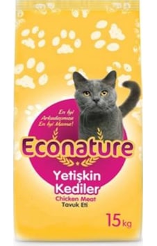 Econature Chicken Tavuk Etli Yetişkin Kedi Maması 15 KG Econature Chicken Tavuk Etli Yetişkin Kedi Maması 15 KG