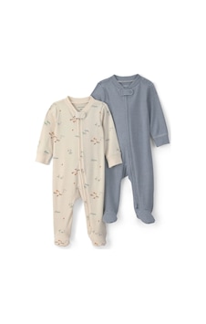 Carter's Erkek Bebek Layette 2'li Fermuarlı Patikli Tulum Set Ren renkli Carter's Erkek Bebek Layette 2'li Fermuarlı Patikli Tulum Set Ren renkli