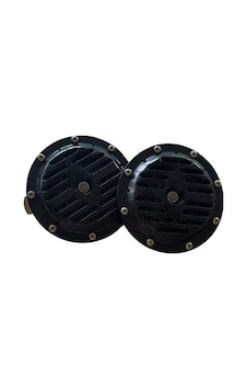 Dı Dıt Korna 12v Rölesiz Super Ton Büyük Siyah Set / Ssko72