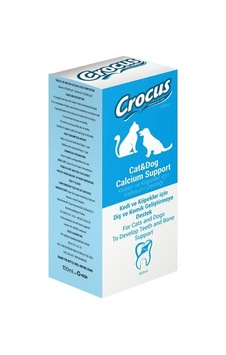 Crocus Kedi & Köpek Kalsiyum Destek 100 ML Crocus Kedi & Köpek Kalsiyum Destek 100 ML