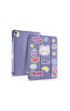 İpad Pro 11 M4 / M5 2024 2025 11 Inç Uyumlu Kalem Bölmeli Kawaii Origami Standlı Uyuku Modlu Tablet Kılıfı Arka Kapak İpad Pro 11 M4 / M5 2024 2025 11 Inç Uyumlu Kalem Bölmeli Kawaii Origami Standlı Uyuku Modlu Tablet Kılıfı Arka Kapak