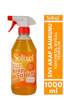 Solixel Kıvamlı Sıvı Arap Sabunu Yeni Nesil Doğal Temizlik 1 L Solixel Kıvamlı Sıvı Arap Sabunu Yeni Nesil Doğal Temizlik 1 L