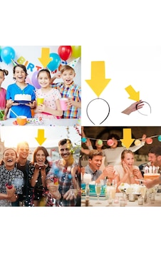 Kişiselleştirilebilir Ok Taç Üzerine Yazı Yazılabilen Parti Tacı Sarı Renk Pop Kişiselleştirilebilir Ok Taç Üzerine Yazı Yazılabilen Parti Tacı Sarı Renk Pop