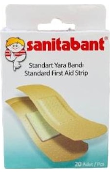 Sanitabant Standart Yara Bandı 20 Adet Sanitabant Standart Yara Bandı 20 Adet