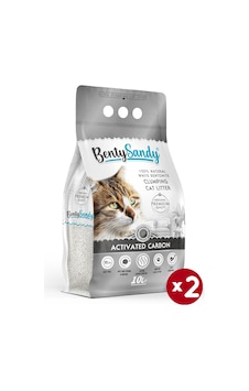 Benty Sandy Aktif Karbon İnce Topaklaşan Bentonit Kedi Kumu 2 x 10 L Benty Sandy Aktif Karbon İnce Topaklaşan Bentonit Kedi Kumu 2 x 10 L