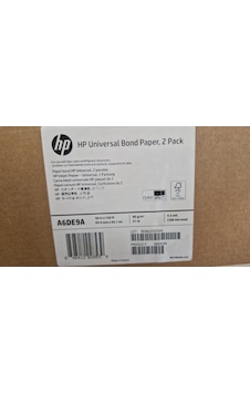 Hp A6de9a Universal Bond Kağıdı İkili Paket - 914.4 Mm X 45.72 Mt Hp A6de9a Universal Bond Kağıdı İkili Paket - 914.4 Mm X 45.72 Mt