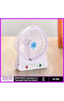 Masaüstü Taşınabilir 3 Kademeli Fan Masaüstü Taşınabilir 3 Kademeli Fan