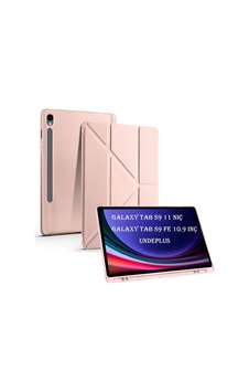Samsung Galaxy Uyumlu Tab S9 X710 X716 X718 Kılıf Kalem Bölmeli Trifolding Case