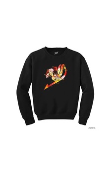 Fairy Tail Siyah Sweatshirt Fairy Tail Siyah Sweatshirt