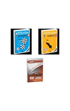 2027 Arı 8. Sınıf Atölyem Matematik Matemito + Türkçe Türkçemino Soru + Anla Kazan Paragraf Deneme 3'lü Set 2027 Arı 8. Sınıf Atölyem Matematik Matemito + Türkçe Türkçemino Soru + Anla Kazan Paragraf Deneme 3'lü Set