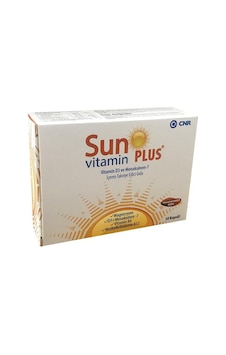 Sun Vitamin Plus Vitamin D3 İçeren Takviye Edici Gıda 30 Kapsül