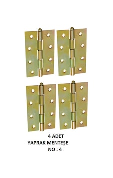 4 Adet Yaprak Menteşe 1840/4 No:4 4 Adet Yaprak Menteşe 1840/4 No:4