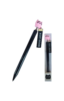 Kedicik Başlıklı Hediyelik 0,7 Mm Uçlu Kalem 1 Adet Kutulu Pembe Kedicik Başlıklı Hediyelik 0,7 Mm Uçlu Kalem 1 Adet Kutulu Pembe