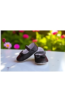 Swallow Bebluxbaby Kız Bebek Babet Ayakkabı Siyah