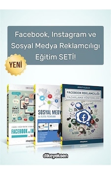 Facebook Instagram ve Sosyal Medya Reklamcılıgı Eğitim Seti - 3 Kitap Takım - Alaattin Çağıl - Dikeyeksen Facebook Instagram ve Sosyal Medya Reklamcılıgı Eğitim Seti - 3 Kitap Takım - Alaattin Çağıl - Dikeyeksen