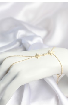 Pirinç Gold Renk Kutup Yıldızı Model Zirkon Taşlı Şahmeran Altın Pirinç Gold Renk Kutup Yıldızı Model Zirkon Taşlı Şahmeran Altın
