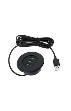 6028 Usb 3 Port Hub Masaüstü Gömme Çoklayıcı Çoğaltıcı Kablolu Şarj 6028 Usb 3 Port Hub Masaüstü Gömme Çoklayıcı Çoğaltıcı Kablolu Şarj