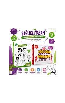 Model Sağlıklı Yaşam Macera Seti 10 Kitap Çocuk Sağlık Hikâyeleri