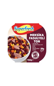 3 Adet Superfresh Meksika Fasulyeli Ton 150 G