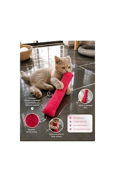 Yumuşak Peluş Kedi Oyuncağı Kedi Oyun Ve Aktivite Kediler İçin Peluş Oyun Arkadaşı Isırma, Yakalama Ve Eğlence Pembe Yumuşak Peluş Kedi Oyuncağı Kedi Oyun Ve Aktivite Kediler İçin Peluş Oyun Arkadaşı Isırma, Yakalama Ve Eğlence Pembe