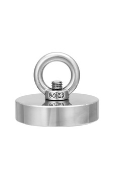 Hdg Büyük Neodyum Pot Mıknatıs Fishing Magnet 75 Mm Çap + Kanca Hdg Büyük Neodyum Pot Mıknatıs Fishing Magnet 75 Mm Çap + Kanca
