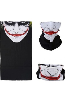 5.11 Joker Desenli Çok Amaçlı Buff Yüz, Boyun Ve Bandana Maskesi 5 No Açık Gri