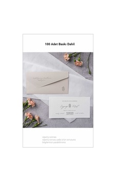 Sade Nişan Düğün Davetiyesi 100 Adet Sade Nişan Düğün Davetiyesi 100 Adet