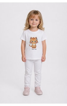 Yale Kids 1 4 Yaş Kız Çocuk %95 Pamuklu Tişört Beyaz Yale Kids 1 4 Yaş Kız Çocuk %95 Pamuklu Tişört Beyaz