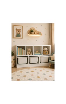 Bunny Oyuncak Dolabı 3 Sepetli Çocuk Odası Düzenleyici Kitaplık Ve Oyuncak Saklama Ünitesi Organizer Oyuncak Box Beyaz Beyaz Bunny Oyuncak Dolabı 3 Sepetli Çocuk Odası Düzenleyici Kitaplık Ve Oyuncak Saklama Ünitesi Organizer Oyuncak Box Beyaz Beyaz