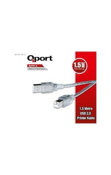 Q-pr1.5 Usb 2.0 1.5m Yazıcı Kablosu Q-pr1.5 Usb 2.0 1.5m Yazıcı Kablosu