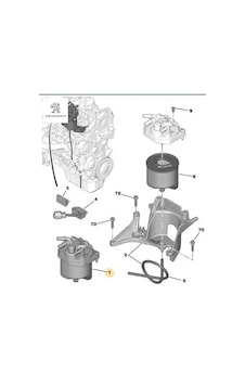Mazot Filtre Kutusu 301-308-partner 1.6hdi/euro5 Mazot Filtre Kutusu 301-308-partner 1.6hdi/euro5