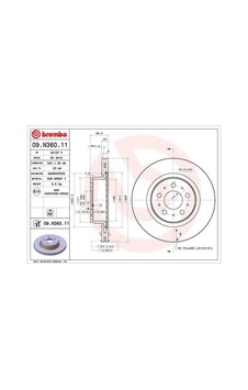 Brembo 09n36011 Fren Diski Ön Tesla Model 3 17 Kaplamalı 104461100d Brembo 09n36011 Fren Diski Ön Tesla Model 3 17 Kaplamalı 104461100d