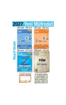 6. Sınıf 2027 Tüm Dersler Konu Anlatımlı Zoru Soru Bankası Seti Maarif Model 6. Sınıf 2027 Tüm Dersler Konu Anlatımlı Zoru Soru Bankası Seti Maarif Model
