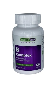 Nutrivita Nutrition Vitamin B Complex 120 Tablet B Vitamini Kompleks Nutrivita Nutrition Vitamin B Complex 120 Tablet B Vitamini Kompleks