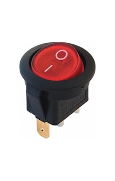 Ic-131a 3 Pin Yuvarlak Işıklı Anahtar 20 Mm