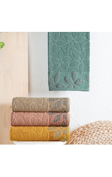Schafer Home Dolce Jakarlı Havlu 50x90-yeşil Yeşil