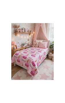 Kız Çocuk Odası Prenses Temalı Tek Kişilik Elyaf Dolgulu Kapitone Pembe Çok Amaçlı Yatak Örtüsü 155x215 Cm Çift Taraflı Pembe Pembe Kız Çocuk Odası Prenses Temalı Tek Kişilik Elyaf Dolgulu Kapitone Pembe Çok Amaçlı Yatak Örtüsü 155x215 Cm Çift Taraflı Pembe Pembe